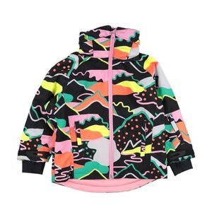 STELLA MCCARTNEY KIDS SKI JACKET W/ zip hood in the collar. size 6 years NWT